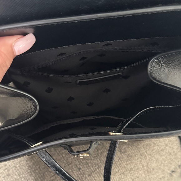 kate spade Black Leather Medium Backpack main image 4